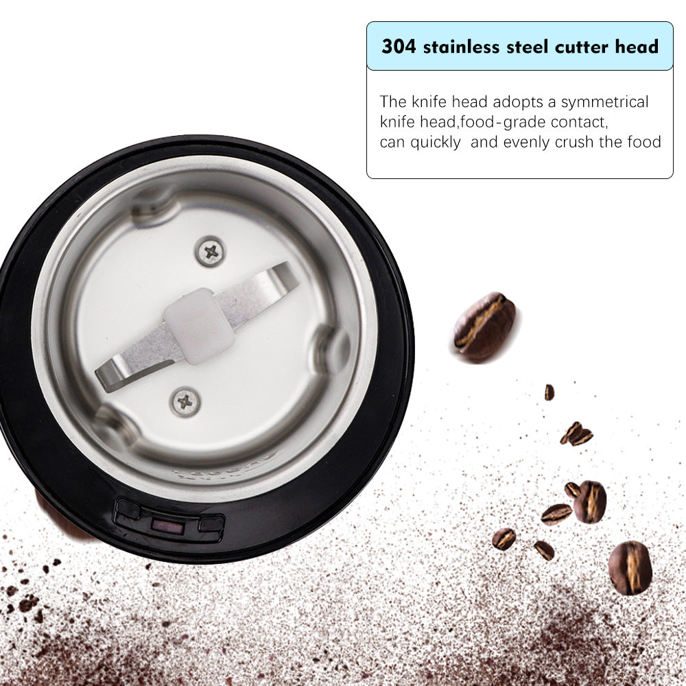 Spot European regulation foreign trade portable bean grinder home automatic coffee bean powder machine grinder dry grinder