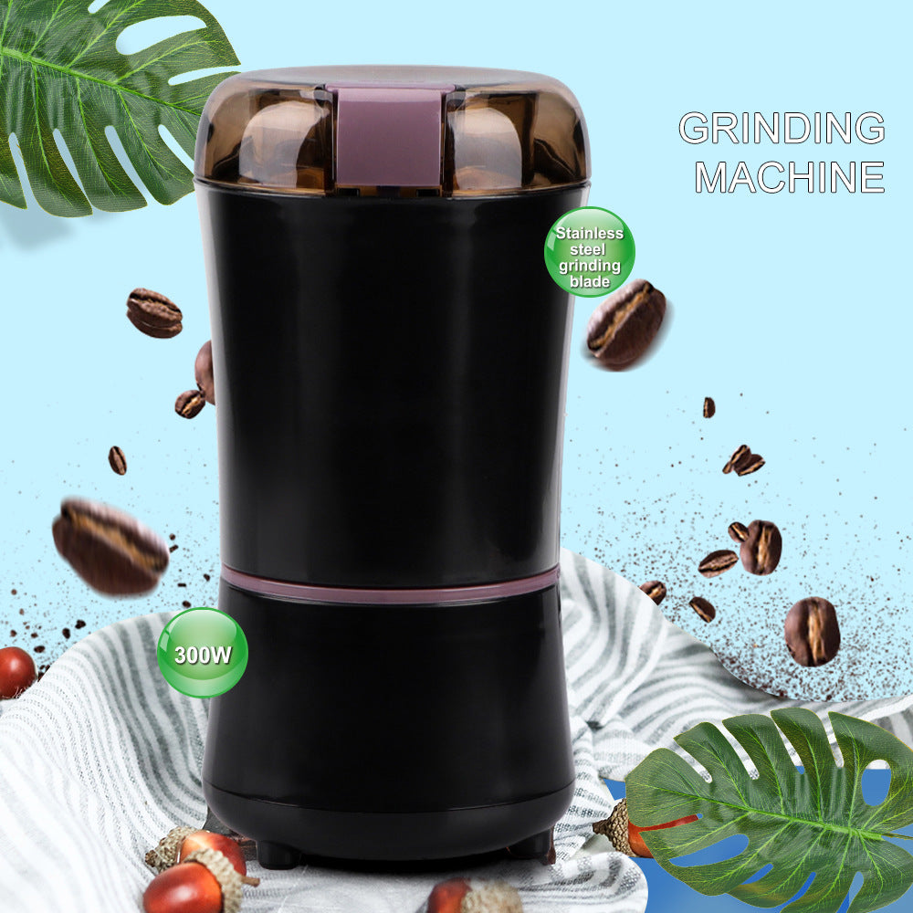 Spot European regulation foreign trade portable bean grinder home automatic coffee bean powder machine grinder dry grinder
