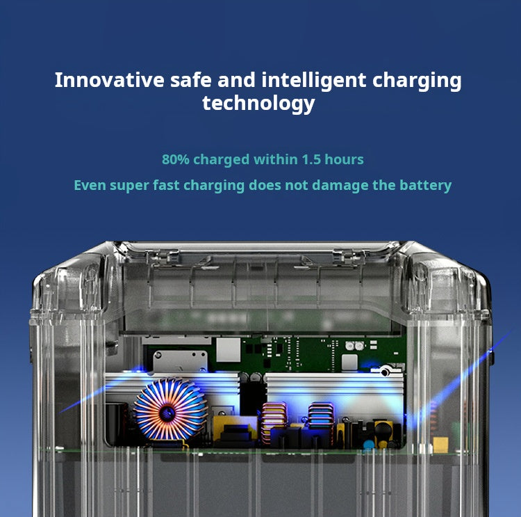 Outdoor power supply: 2000W large-capacity power storage, portable mobile standby emergency power station, night market stall, RV